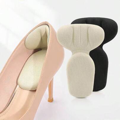 1 Paar Absatzkissen für High Heels, 2-in-1 Absatzstütze, Schuhgrößenreduzierer, rutschfeste Anti-Reibung Absatzpolster für High Heels