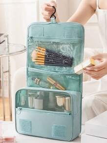 9pcs~1pc Travel Toiletry Bag Set, Portable Organizing Kit Includes Clothing Bag, Underwear Bag, Shoe Bag, Digital Product Storage Bag, Drawstring Pouch, Breathable Mesh Bag, Toiletry Bag, Cosmetic Storage Bag, Large Capacity Makeup Organizer Makeup Case, For Lipstick, Brush, Skincare, Mobile Phone, Coin, Small Items, For Home, Gift, Vacation And Festival Halloween Christmas Multifunctional Use