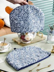 1pc Polyester Teapot Insulation Cover Tea Pot Insulation Cover- Padded Warmth Dust Heat Protection Teapot Sleeve Dustproof & Heat-Resistant, Perfect For Weddings, Banquets, Gifts, Birthdays Home Kitchen Table Decoration Back To School - Multicolor - View 3