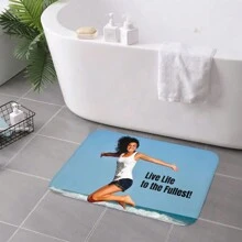 1pc Customized Bathroom Mat, Custom Photo Bathroom Mat, Bathroom Decor, Custom Doormat, Photo Bathroom Mat