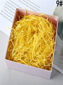 1 paquete de 50g, Papel picado de colores tipo raffia para rellenar cajas de regalo DIY, envoltorios de regalos de boda, San Valentín, Pascua y decoraciones de fiestas de cumpleaños