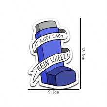 It Ain't Easy Bein' Wheezy Sticker - Sticker Graphic - Auto, Wall, Laptop, Cell, Truck Sticker For Windows, Cars, Trucks