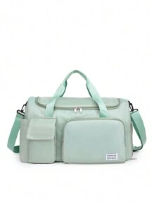 1 Peça Sacola de Viagem Personalizada Bordada, Bolsa de Dança para Meninas, Bolsa Duffle para Mulheres, Bolsa de Academia para Meninas, Bolsa Duffle de Viagem, Bolsa de Dança para Meninas, Bolsa de Torcida, Presentes de Natal, Vibes Boho