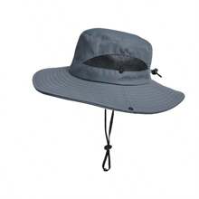 Unisex brede rand zonnehoed voor vissen, wandelen, buitenwerk, tuinieren, trekking, kamperen, strand