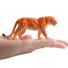 Realistic Animal Model Figurines, Lion, Tiger, Rhino, Hippopotamus, Giraffe Ornamental Collectibles