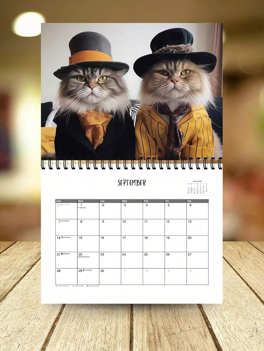 1pc 2025 Wall Calendar 12Month Calendar January 2025 December 2025