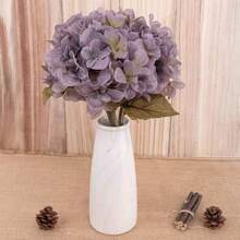 1PC/3PCS/5PCS 人造绣球花丝绸绣球花束假植物春季婚礼花瓶适用于家庭餐厅卧室装饰、母亲节情人节节日生日派对配件、户外花园装饰秋季 - 彩色 - 查看 25