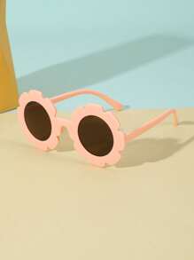 1pc Kids Cute Floral Pattern PC Fashionable Eyeglasses, Suitable For Playing, Going Out, And Home Decoration - Multicolor - View 12