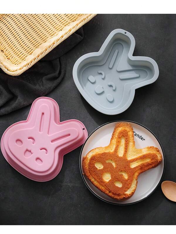 1 Stück Oster-Kuchenform, Silikon Oster-Ei Hasen-Form Mold, Kuchen Schokolade Süßigkeiten Form, Oster Party Dessert Backen Dekorationswerkzeug, Kuchenform Ostern Oster Dekorationen Oster Dekoration Oster Geschenke Oster Form