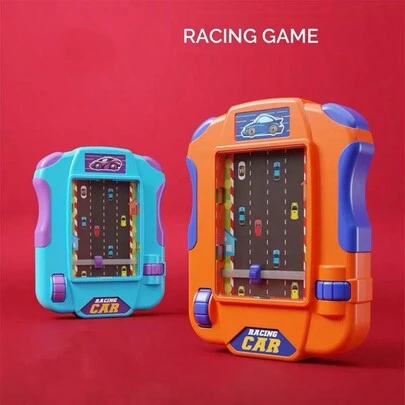 Máy chơi game phiêu lưu cầm tay không cần pin, mô phỏng lái xe, máy chơi game đua xe Fun Level, di động cầm tay, vận hành thủ công, quà tặng ngày lễ