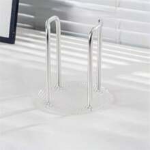 1pc Elegant Acrylic Disposable Cup Holder - Ideal For Home, Cafe, Office & Hotel Use