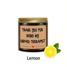 1支装香氛蜡烛，芳香疗法玻璃罐蜡烛 - 男女皆宜的礼物，送给挚友、同事、老师、老板的贴心礼物，送给女性朋友的趣味生日礼物，男女皆宜的礼物，家居装饰，房间装饰，毕业季圣诞装饰，房间装饰，圣诞节礼物 - 棕色 - 查看 14