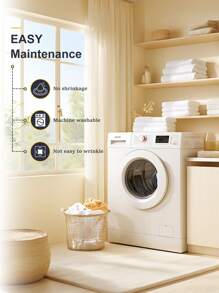 1pc Solid Color Blanket, Bedding, Cozy And Warm Blanket, No Shedding And Easy Care, Soft & Fuzzy Blanket, Simple Style Home Textile, Multi-Purpose Blanket For Sofa, Bedroom, Living Room, Decorative Blanket For Bed, Couch, Sofa, Suitable For All Seasons, Room Decor, Bedding Gifts, Machine Washable, Ideal Easter Gift, For Mother's Day Gift, Perfect Holiday Gift, Guest Room, Hotel, Machine Washable