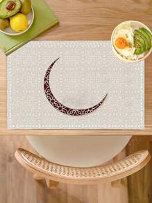 1 Stücke, 2 Stücke, 4 Stücke, 6 Stücke gemusterte Tischsets, klassisch-minimalistischer Stil Leinen quadratische rutschfeste Tischsets, geeignet für Versammlungen, Feste, Restaurants, Küchen und Heimdekoration. - Verschiedenfarbig - Übersicht 6