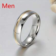 Fashionable Couple Ring, Unique Stainless Steel Ring, Men's Perfect And Charming Commitment Ring, Surprise Gift, Wedding, Engagement, Birthday Party Ring