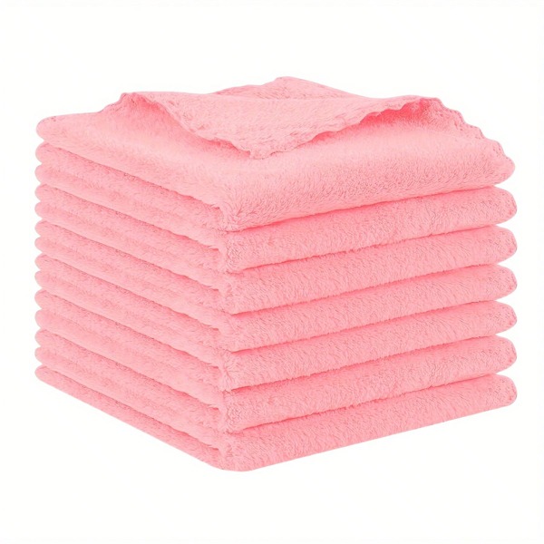 Set de 7 piezas - Paños faciales de microfibra de lujo - Suaves, de secado rápido y reutilizables para desmaquillarse - Borde sin costuras, experiencia de lavado facial suave y efectiva - Esencial de belleza perfecto para viajes, decoración del hogar y el baño, decoración de otoño, vuelta al colegio, para salón de belleza y hogar