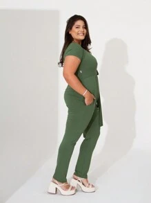 Maternity Jumpsuits - 仙人掌綠 - 查看 9