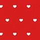 White Heart On Red Background