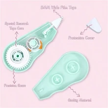 6pcs Macaron Color Correction Tape, Student Smear Correction Error Correction Tape For Instant Correction, Cute Correction Belt Mini Candy Color Student Correction Tape, Easy To Carry, Gifts For Beginning And Graduation Back To School