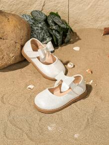 Infant Bow Decor Casual Comfortable Cute Flat Shoes