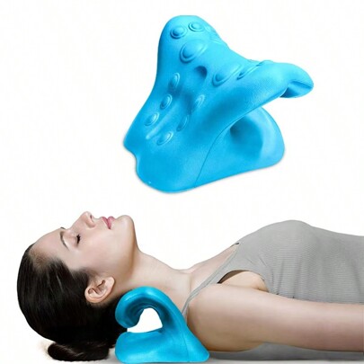 Neck And Shoulder Relaxer Cervical Traction Device Pillow For Muscle Relax