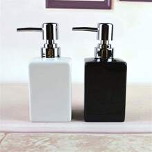 1 Chai đựng bằng gốm, thích hợp để đựng nước rửa tay, kem dưỡng da, bình đựng xà phòng trong phòng tắm, dầu gội, sữa tắm, bình bơm trang trí phòng tắm tại nhà, trang trí mùa thu trở lại trường - Nhiều màu - Xem 8