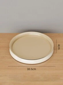 1 件旋转香料和用品收纳架 - 大容量厨房调味品、调味料储存容器、多功能桌面化妆品收纳托盘，适用于厨房、浴室、客厅和卧室