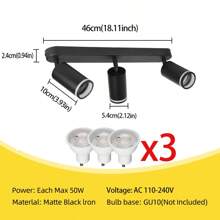 CANMEIJIA 1PC GU10 Led Ceiling Lamp Replaceable GU10 Bulb Ceiling Spotlight Kitchen Pendant Lamp Living Room Chandelier SpotLight For Dining Room - GU10 Ceiling Spotlight - View 17