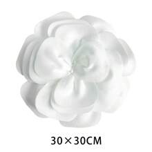 1 pieza Nueva decoración de broche floral 3D de gran tamaño extraíble para vestido, decoración de ropa, accesorios para vestido de boda