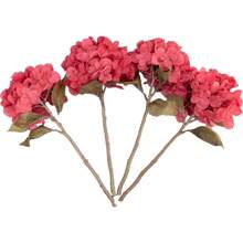 1PC/3PCS/5PCS 人造绣球花丝绸绣球花束假植物春季婚礼花瓶适用于家庭餐厅卧室装饰、母亲节情人节节日生日派对配件、户外花园装饰秋季 - 彩色 - 查看 5