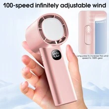 带 LED 灯的迷你风扇、便携式户外露营风扇、USB 充电台扇、台式冷却风扇、户外灯和小型台灯，适用于学生、宿舍、露营、办公室、礼物 - 彩色 - 查看 7