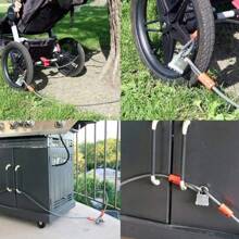 1.8m Lock Cable Mtb Road Anti-Theft Security Steel Wire Lock