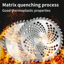 Reinforced 10-Inch Round Saw Blade For Brush Cutter, Versatile Land Clearing Circular Knife, Gasoline Trimmer Universal Saw Blade Accessory