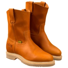 Work Boot, ACM Boots. Welt Stitched, Tough & Durable, Goodyear Welt Boots, Heavy Duty Boots, Field Boots, Heavy Duty Boots, Durable Boots - 橘色 - 查看 2