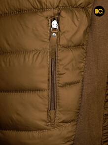 Big City Lightweight Padded Men's Vest With Hood - 卡其色 - 查看 6
