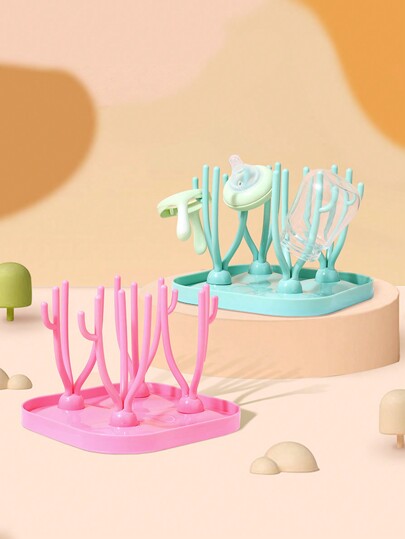 Baby Bottle Drying Rack Large Capacity Bottle Drying Rack With Tray, Quick Drying And Easy To Assemble, Suitable For Daily