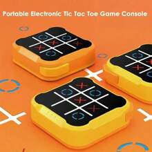 Electronic Tic-Tac-Toe Game Educational Chessboard Chess Board Board Games Chess Board Game Chess Set Portable-Batteries Not Included.