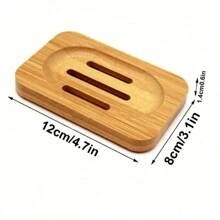 4 件套浴室梳妆台清洁收纳套装 - 简约设计，包含带木盖的分配瓶、牙刷杯、肥皂盒，适用于浴室和厨房家居浴室装饰夏季 - 彩色 - 查看 3