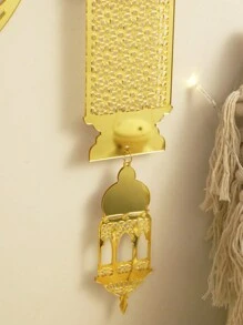 1Pc Moon Star And Moroccan Lantern Wall Decor, Lantern Shaped Wall Decoration, Bohemian Home Decor Accent, Home Decor For Party, Living Room, Bedroom Rama Decoration,Home Decor ,Room Decor,Wall Decor Gifts Birthday Graduation E-I-D