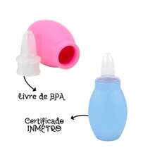 Sugador nasal bebê limpeza destrancar nariz