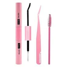 200 件 D 卷睫毛簇，8-16 毫米，假睫毛 10 排 60D 簇睫毛，10ML 粘合和密封，睫毛延长胶，镊子，睫毛涂抹器睫毛延长，单根睫毛自然外观和轻盈睫毛，睫毛延长，易化妆睫毛，DIY 分段睫毛，浓密而引人注目的睫毛，分段睫毛 - 黑色 - 查看 10