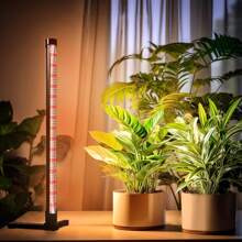 LED Plant Light, 3000K Full Spectrum Plant Growth Light, With White And Red LED, Dimmable, Automatic Switching Time Is 3/9/12 Hours, Plant Growth Light - Black - View 6