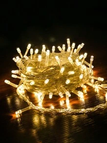 80-LED 10M String Lights Decorative Lights, 1.5M/3M/6M/10M Outdoor LED String Lights, Battery Powered Fairy Lights, Warm White LED Lights For Outdoor Decor, Home, Party, Holiday (No Battery Included) Christmas Decorations Home Christmas Gifts Christmas Decor - Multicolor - View 9