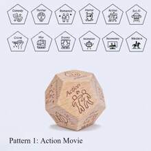 1 pezzo Dado per il cibo - Aggiungi divertimento alla serata romantica, regalo per la coppia, adatto per anniversario, San Valentino, compleanno - Divertenti attività di coppia, giochi per raduni familiari, gadget per feste, decorazioni per feste, decorazioni per vacanze, carnevale, compleanno, Natale, forniture per feste