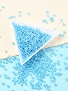 Approx. 1100pcs 3mm Round Glass Frosted Pearl Beads, For DIY Jewelry Making And Decoration