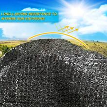 Shade Cloth Sunblock Mesh Cover Taped Edge With Grommets, Sun Net For Pergola, Plants Greenhouse, Gardens, Patio, Canopy