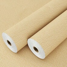 1pc Thick Self-Adhesive Linen Yellow Wallpaper, Mold Resistant Contact Paper, Removable And Reusable, Waterproof For Living Room, Kitchen, Bedroom, Dorm, Furniture Renewal, Autumn Aesthetics, Multiple Lengths Available, Make Your Home Cozy Gifts Birthday Graduation Room Decor Home Decor Wall Decor Bathroom Decor Bedroom Decor Room Decoration Stuff Living Room Decor House Decor Home Decor Living Room Wall Paper Stickers Wall Stickers Wall Sticker