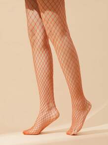 4 Pairs Of 4-Color Versatile Women's Fishnet Socks