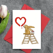 1 张有趣且富有创意的卡片，适合他或她，情人节和周年纪念卡，适合朋友、家人和爱人，适合生日和特殊场合