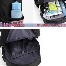 Sanrio Sanrio Hello Kitty Cute Large Capacity Backpack, Student Backpack Simple Casual Backpack With Headphone Jack And Charging Port